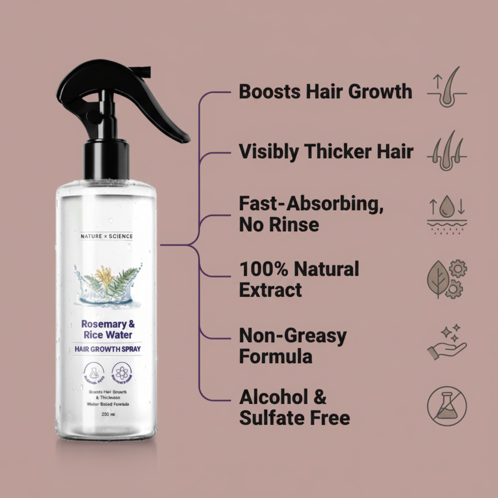 The Rosemary Rice Water Hair Spray